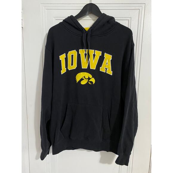 Iowa Hawkeyes Stitched College Hoodie Sweatshirt Size Large - Picture 1 of 5